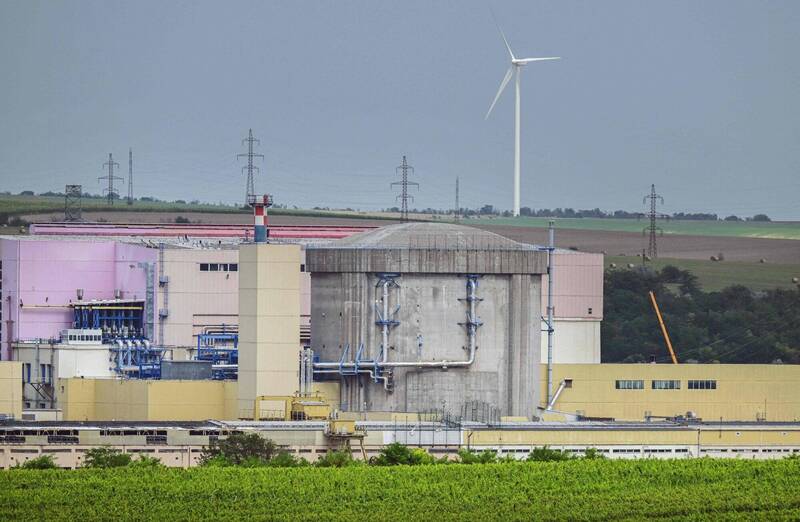 羅馬尼亞切爾納沃德（Cernavoda）核反應爐。（法新社）