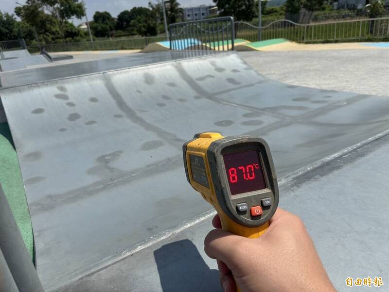 員林滑板場鐵板飆87度! 頻傳兒童燙傷挨批「鐵板燒公園」