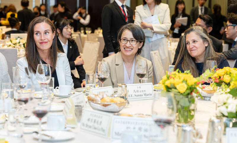 副總統蕭美琴4日出席「凱達格蘭論壇:2026印太安全對話」午宴時表示,台灣絕非任由威權浪潮擺佈的孤島。(圖由總統府提供)