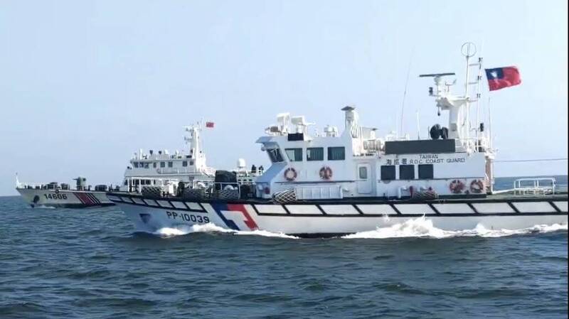 中國海警船又編隊亂金門 海巡迅速對應驅離