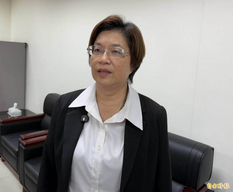 被賴清德點名在中部「吊車尾」，王惠美親現身回應。（記者湯世名攝）