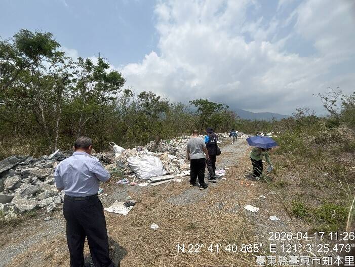 台東捷地爾頻遭棄置廢棄物 檢方出手了