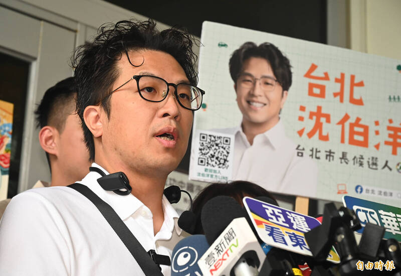 楊植斗拋「沈下陳上」 沈伯洋批邏輯不通:蔣萬安造謠卻要對手退選