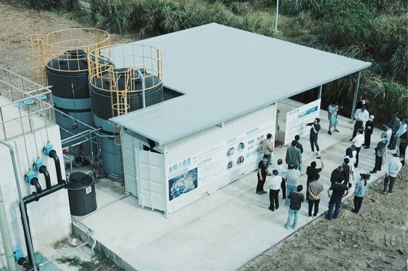 豬糞變黃金! 逢甲大學40呎貨櫃變身「發電廠」