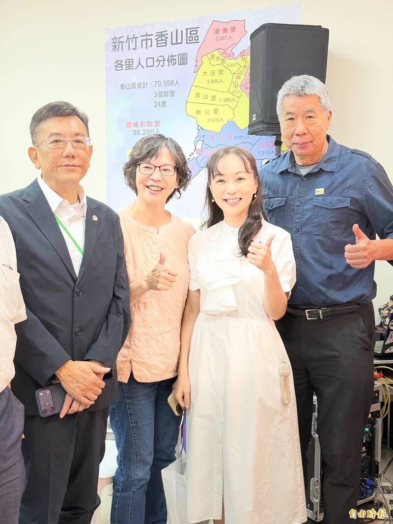 蔡壁如跨黨站台吳若茵 談藍白竹北市長整合僵局:只有團結才能贏