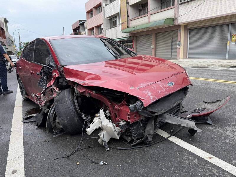 彰縣男疑毒駕飛車撞2車 唾液快篩呈K他命反應