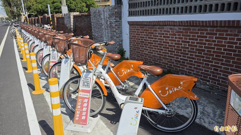 台南YouBike使用突破1560萬人次 這3站最熱門