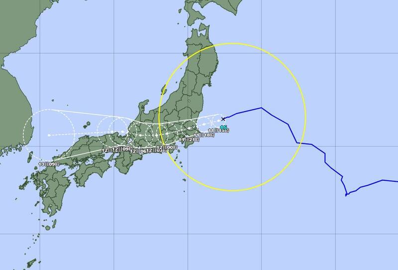 昌鴻罕見路徑恐成首個登陸日本茨城颱風 大季風環流圈多擾動動態曝