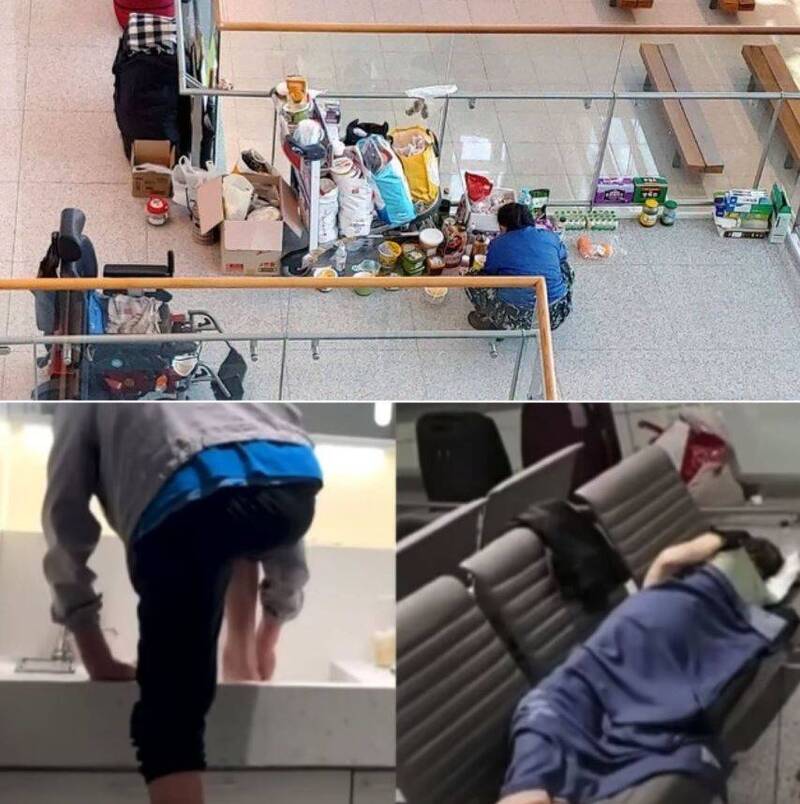 200名街友躲高溫「入住」仁川機場!傳霸座洗腳、尿騷味飄散旅客崩潰