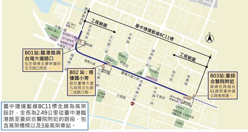 中捷藍線主線土建工程今動工 正式邁入主體工程新階段