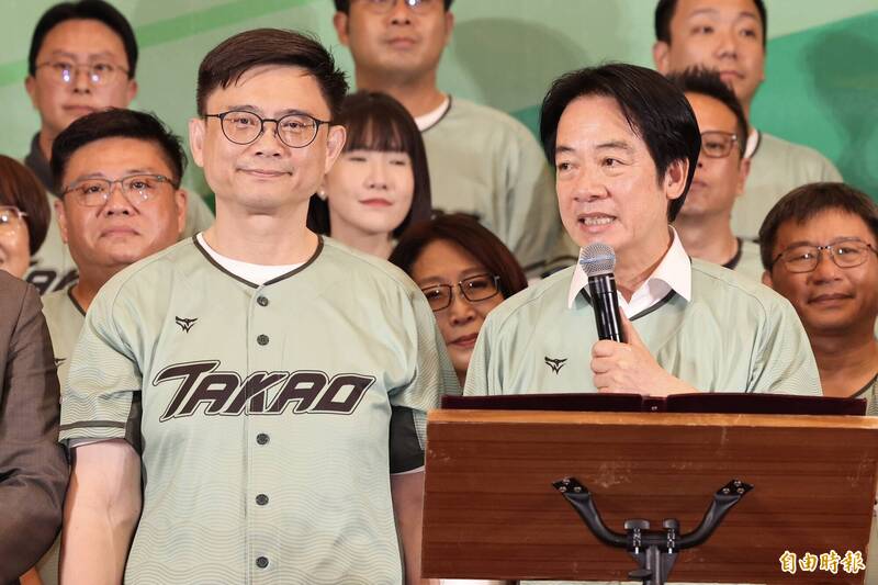 「一棒接一棒、高雄更棒」 賴清德提三大保證支持賴瑞隆
