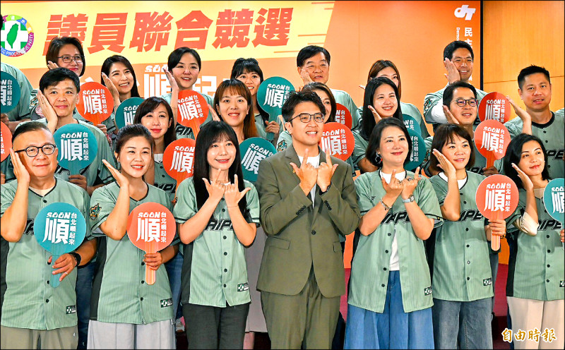民進黨北市6選區聯合配票 沈伯洋率議員選將拚全壘打
