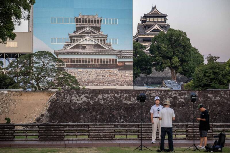 熊本城強震後新增數十處受損 今重新開放、遊客可登上天守閣
