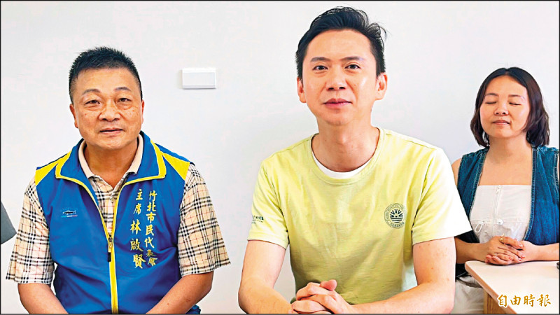 藍營林啟賢祝鄭朝方當選縣長 引倒戈聯想