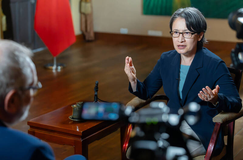 接受半島電視台專訪 蕭美琴:川普希望成為「和平的總統」 與台灣相同願景
