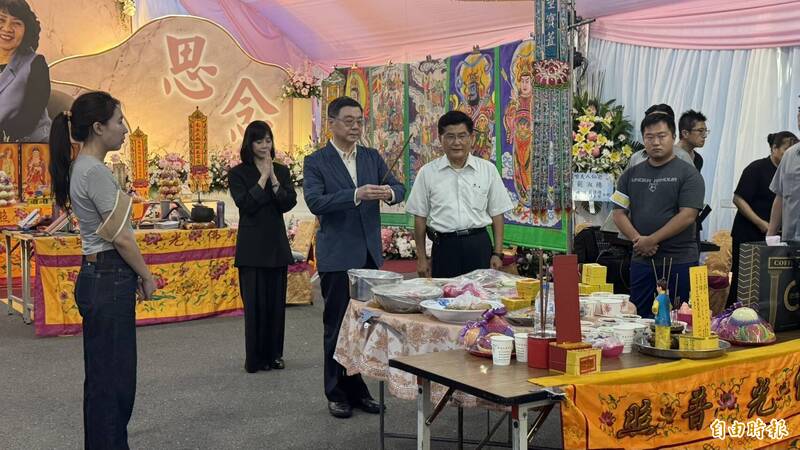 中市議員楊典忠妻子明日告別式 卓榮泰弔唁:感謝25年公職奉獻