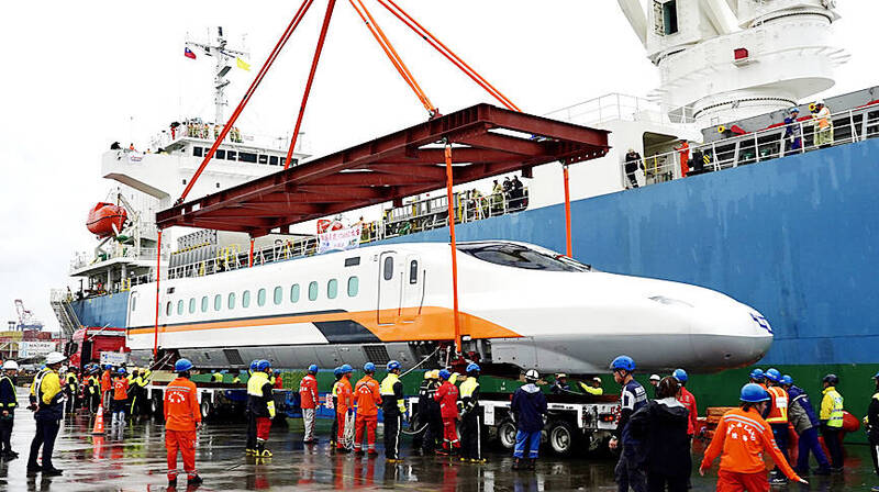 《TAIPEI TIMES》 Next-gen HSR train arrives