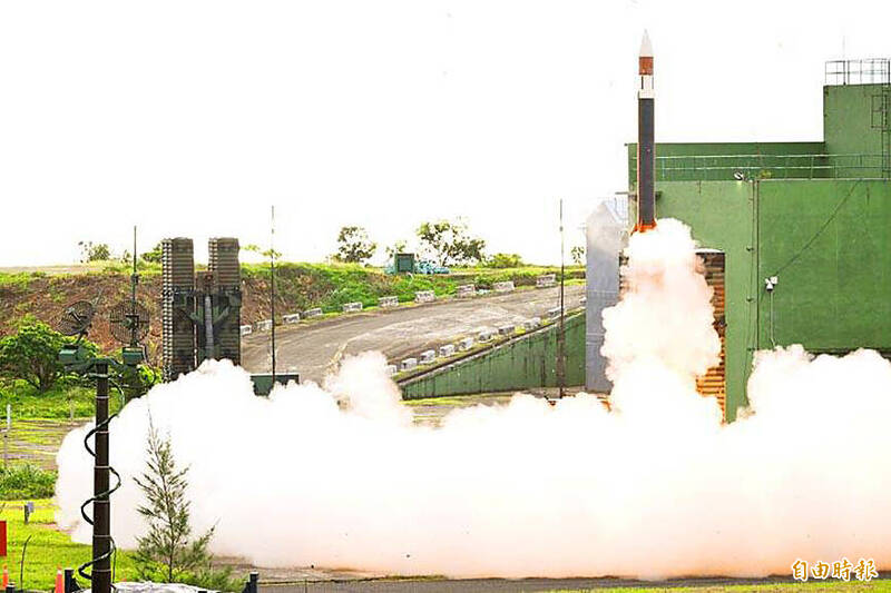 《TAIPEI TIMES》 Missile production passes key test: source