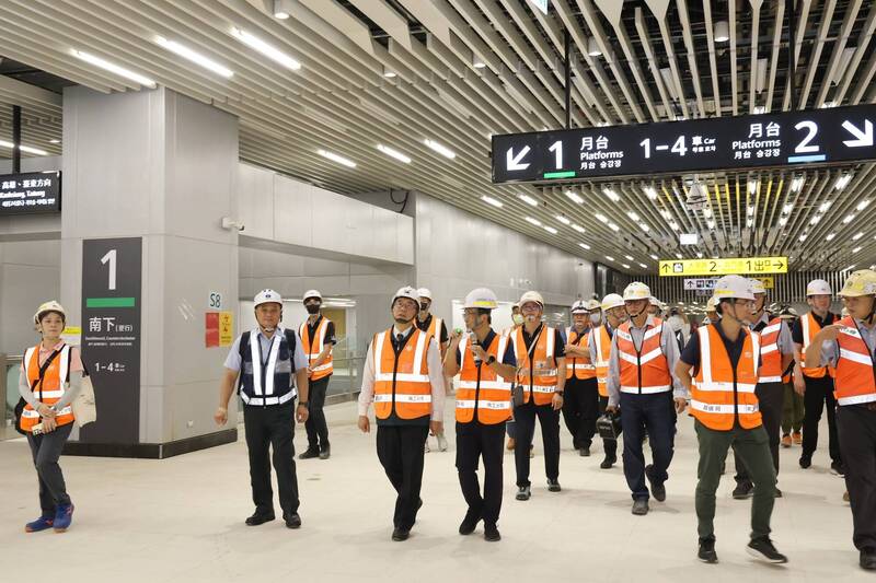 台南車站9月揭牌 鐵路地下化通車進入倒數