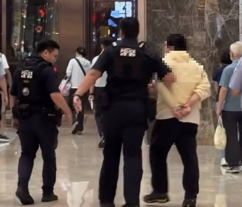 高雄義享天地爆口角衝突 警到場意外逮獲通緝犯