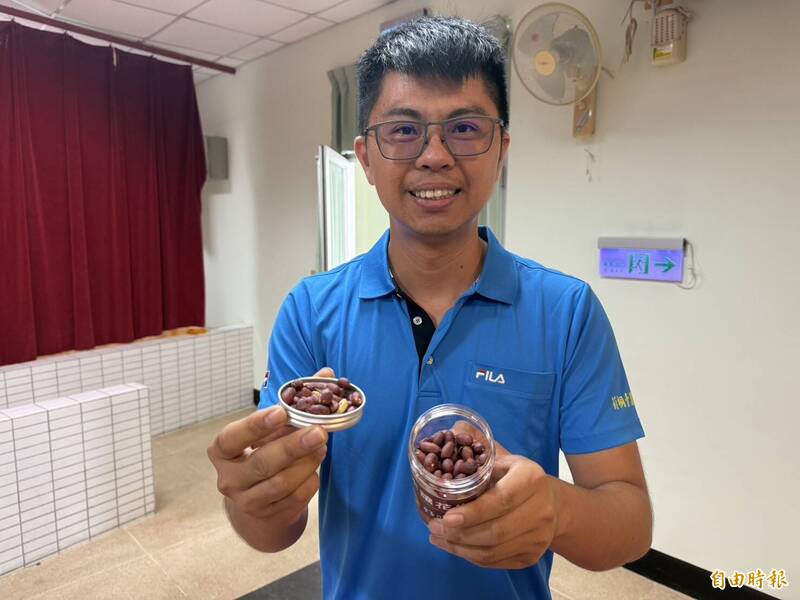 不讓花生易有「油耗味」 莿桐青農育種3年「紅不讓花生」問世