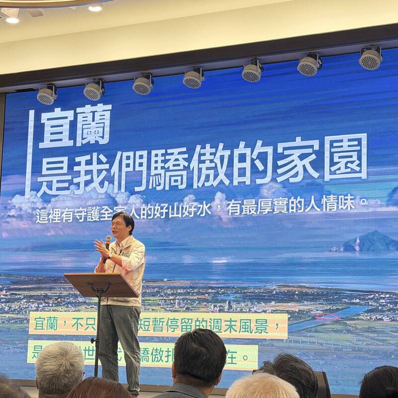 林國漳上台致詞。（民眾提供）