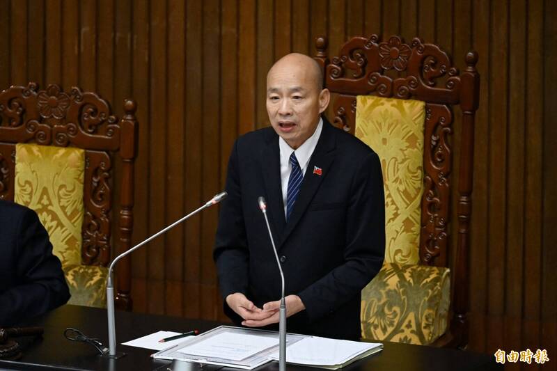 韓國瑜轟執政權大不過憲法 律師反酸:憲法法庭不就是被藍白癱瘓?