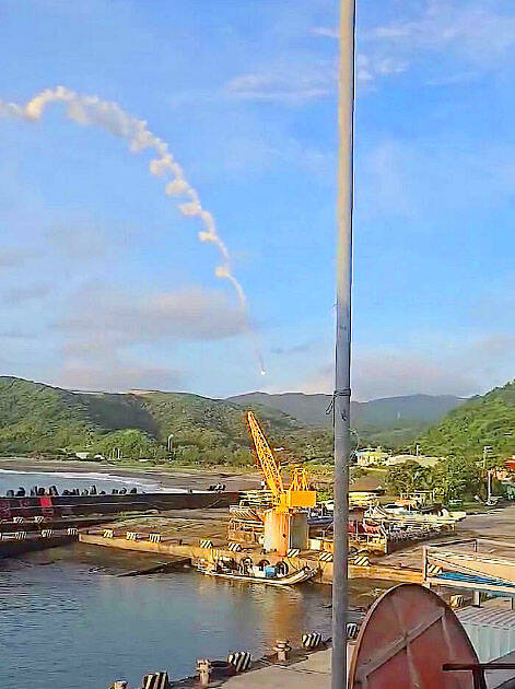 《TAIPEI TIMES》No injuries reported from explosion of test rocket