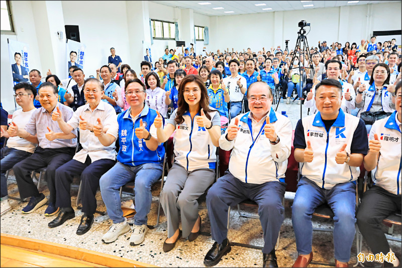 國民黨輔選魏平政 鄭麗文打尊王牌
