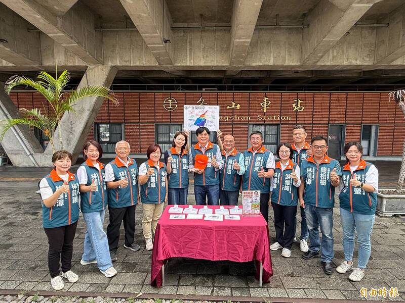 選戰剩不到一百天!林國漳推「宜蘭印漳」地圖 邀全民集章換限量親簽帽