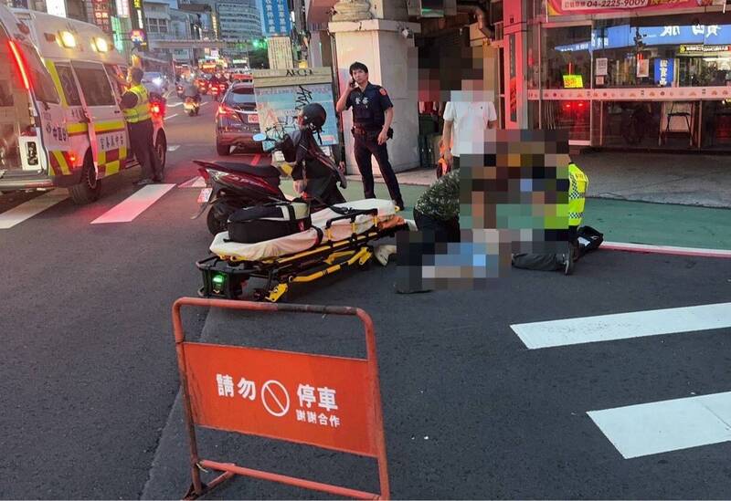 剛投宿旅店竟9樓墜落!55歲男倒臥台中三民路 送醫搶救仍不治