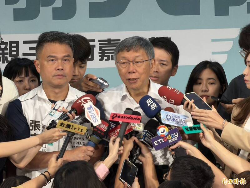 這也能扯?蔣萬安不幫民眾黨個別小雞輔選 柯文哲:怪民進黨派沈伯洋太弱