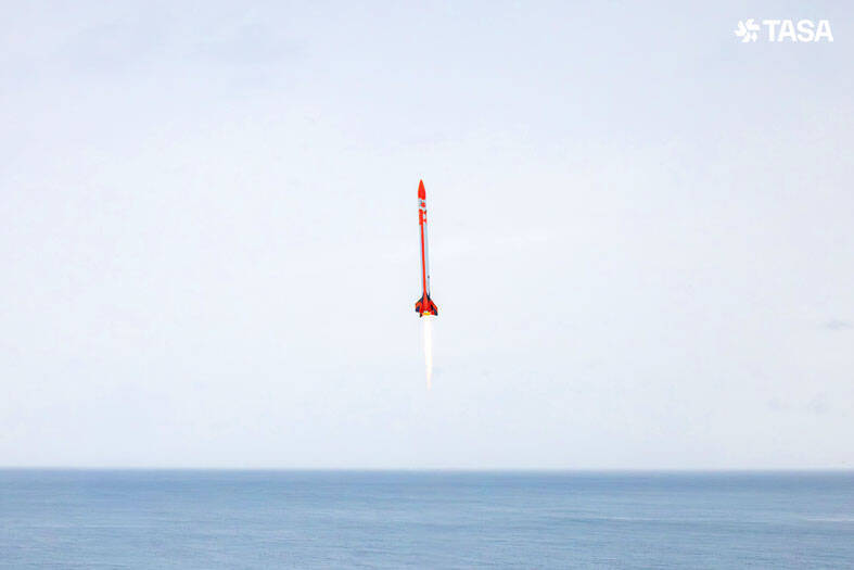 《TAIPEI TIMES》 TASA launches new sounding rocket