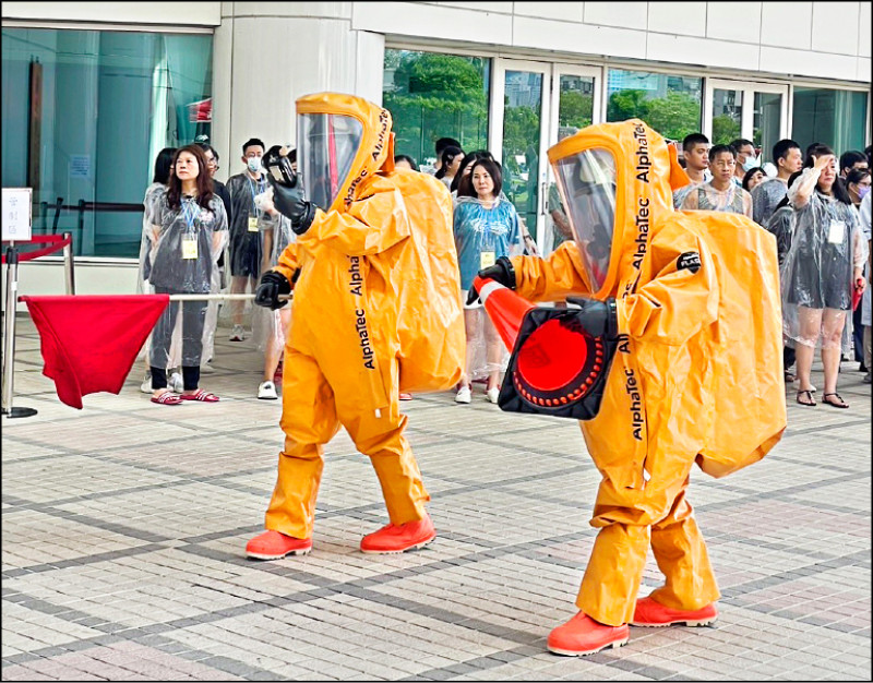 《北市》擬毒化物外洩 「災害無腳本」、實兵演練