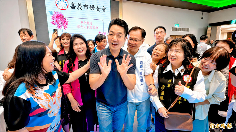 蔣萬安嘉義輔選 殷瑋護主扮攻擊手