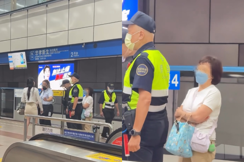 北捷女乘客互毆!大嬸先賞巴掌躲保全後叫囂 惹怒全網遭起底肉搜
