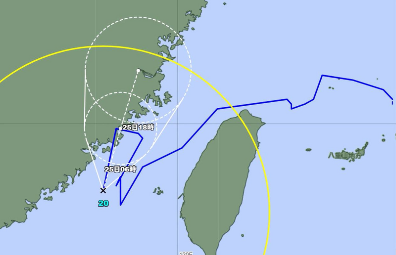 日氣象廳公布這號「颱風」路徑超詭異! 連專家都看傻了......