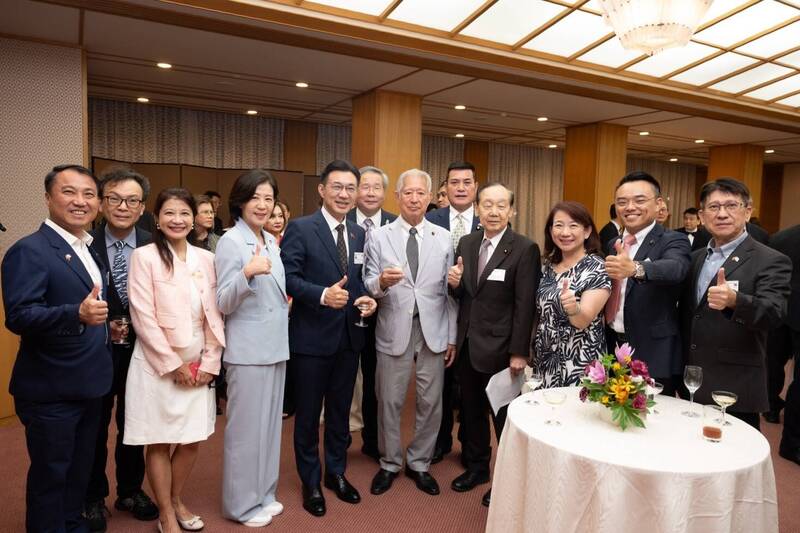 晚宴款待我立院訪團 日眾議長森英介:台灣是重要的價值夥伴