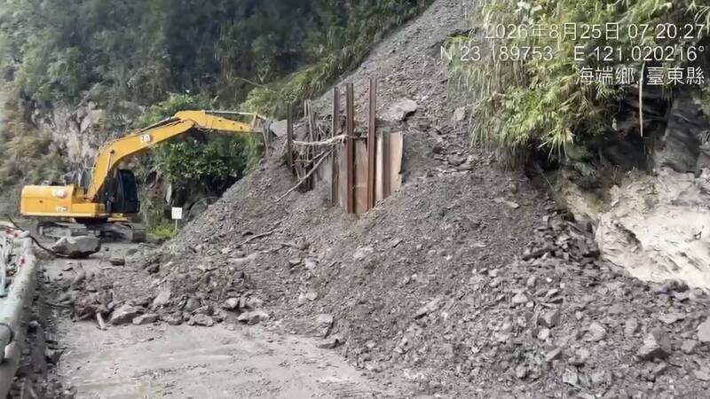 台東海端利稻落石 台20線10點已搶通
