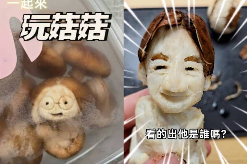 總統小英、威廉變身「迷因香菇」 陳水扁傲嬌點評笑瘋150萬人