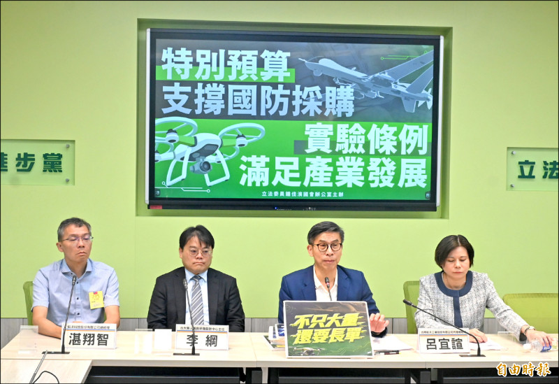 批在野黨版本不切實際 鍾佳濱：無人機需要長單