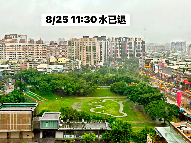 高雄暴雨 26座滯洪池蓄水千萬噸徹底發揮效果