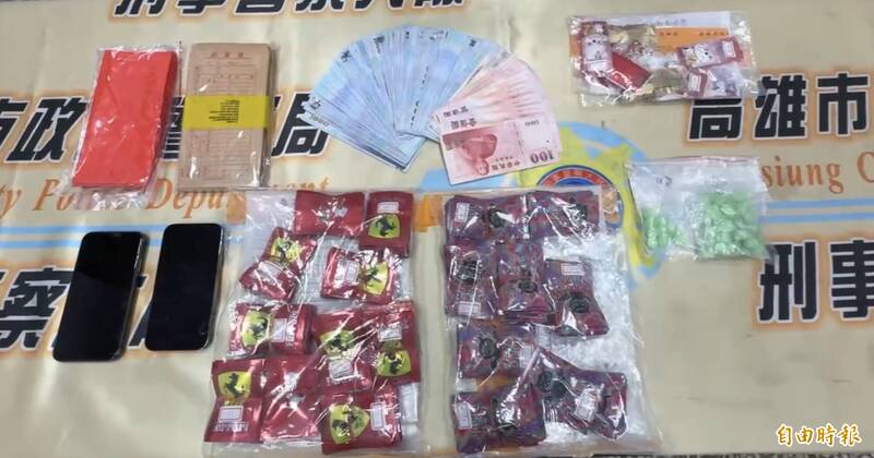 高雄毒販車內藏200多包毒品 遭警包抄逮捕