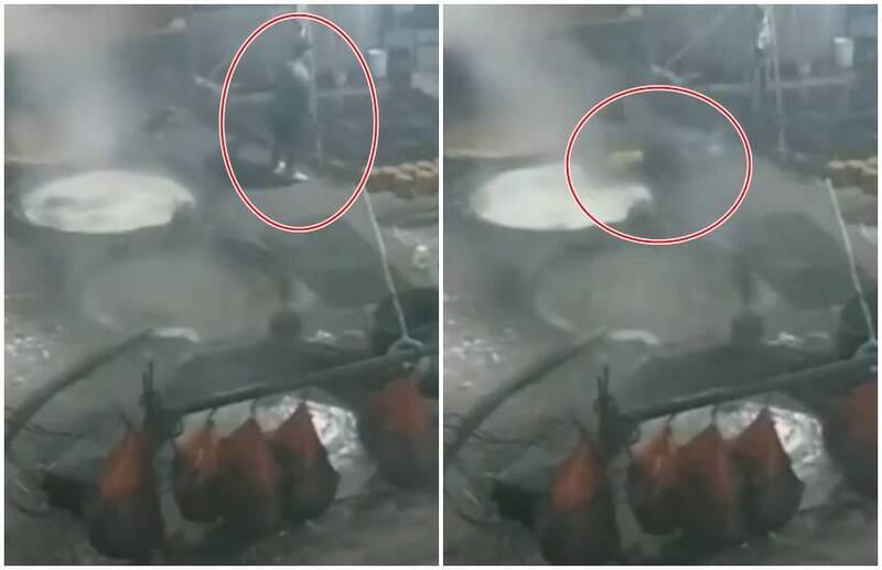 恐怖!印度25歲工人跌入沸騰「糖漿池」慘死 監視器畫面流出......