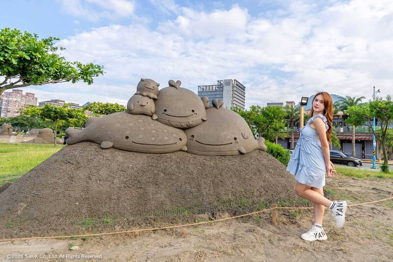 八里沙雕「有限賞味期」 豪雨沖傷4作品、展區照常開放