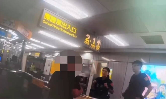 捷運站隨意留物離開釀誤會 男與站長爆口角遭拒載