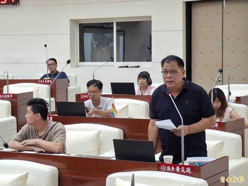 未獲國民黨提名竹市議員黃文政已領表 8/31登記參選爭取連任