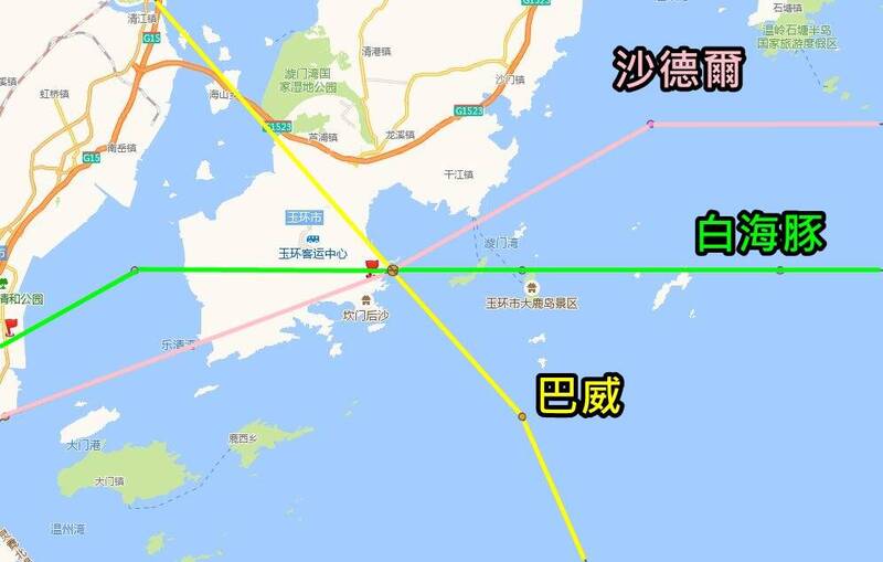 48天3颱連襲!路徑對比曝驚人巧合:都閃過台灣、直撲中國玉環