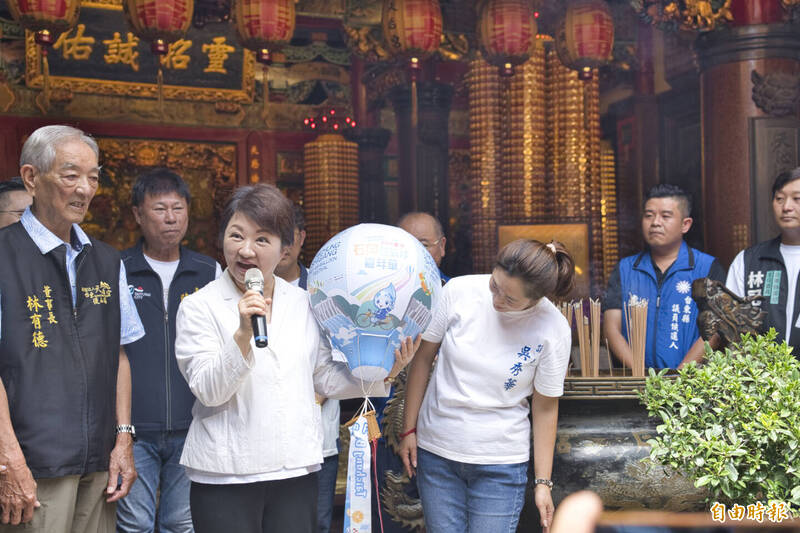 盧秀燕台東輔選 稱藍營立委砍弱勢月餅預算是「行使職權」