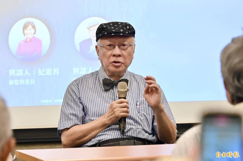 批監察權交立院恐變政治怪獸 陳永興籲賴清德召開國是會議凝聚修憲共識